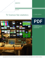 TV licence fee statistics By Lukas Audickas