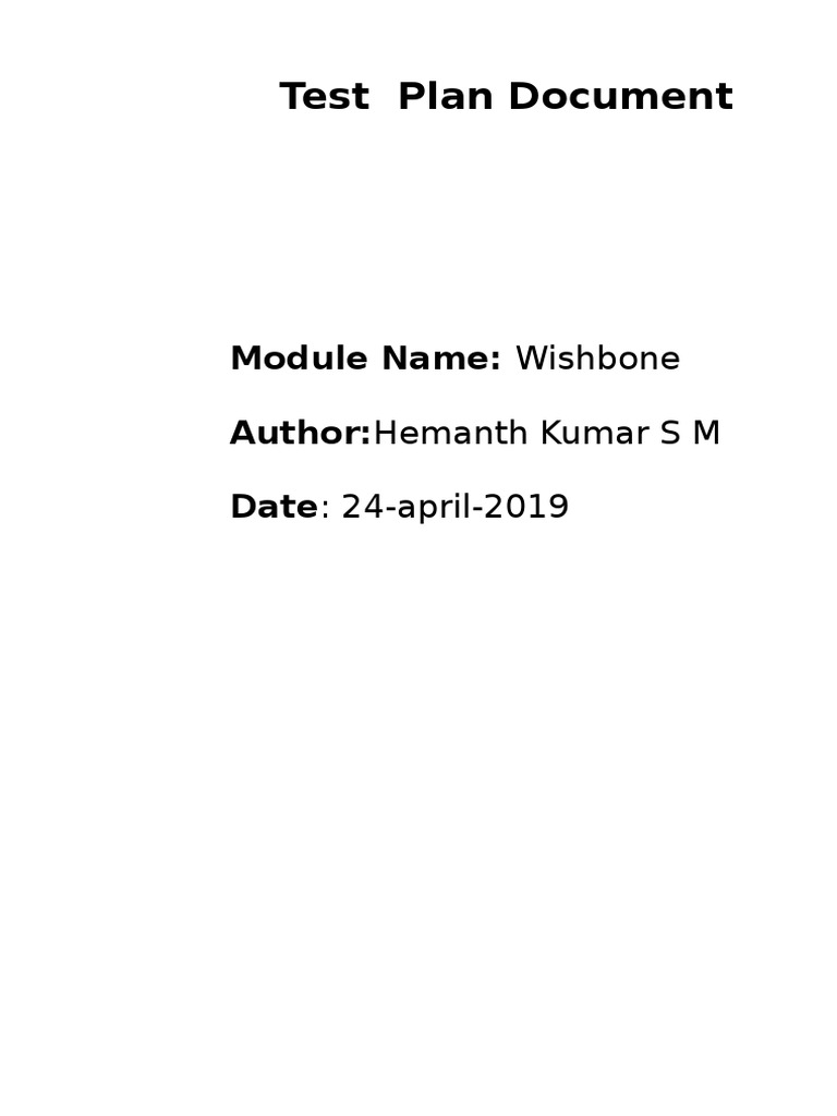 Wishbone UVM Test Plan Overview | PDF