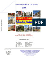 Information Brochure NIMCET2019