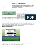 Floatation and Its Laws PDF