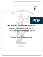 Intra Moot 2019 Rules Copy