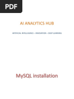 Mysql Installation PDF