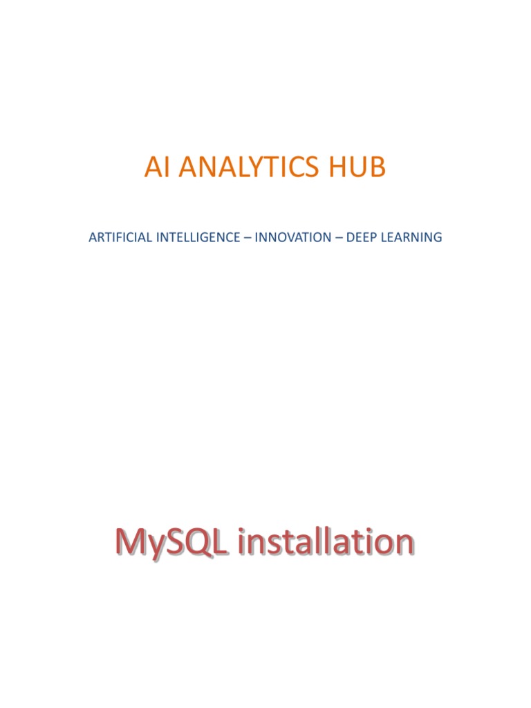 Mysql Installation PDF | PDF | Port (Computer Networking) | My Sql