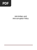 Anti Bribery and Anti - Corruption Policy.