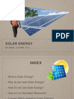 Solar Energy: by Nihal Luthra 10 - C