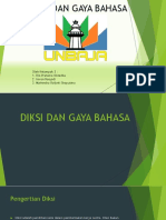 Diksi Dan Gaya Bahasa