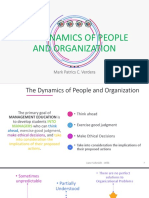 The Dynamics of People and Organizations in Management Education