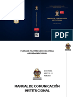 Manual de Comunicación Institucional Armada de Colombia 