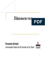Dilatometer Test: Fernando Schnaid