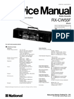 National Panasonic Rx-cw55f Smttyy