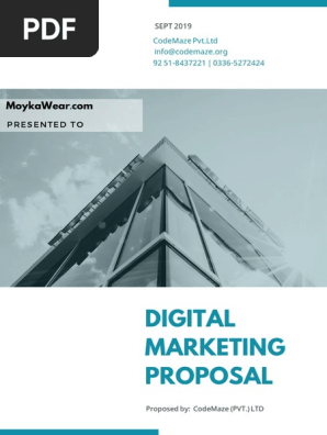 Digital Marketing Proposal