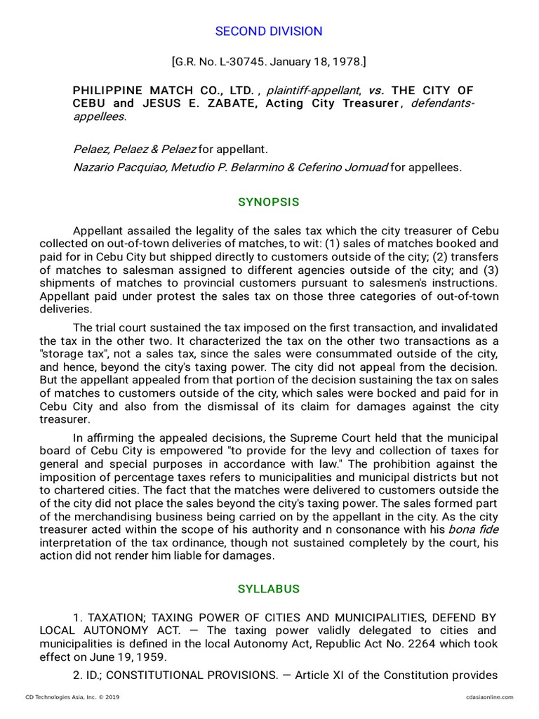 1386161978Philippine Match Co. Ltd. v. City of Cebu201901145466