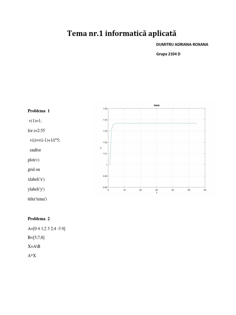 Applied Informatics Problems Solutions | PDF