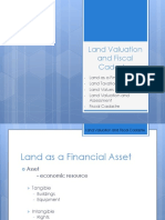 Land Valuation and Fiscal Cadastre