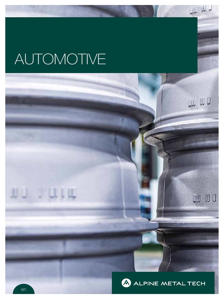 Alpine Metal Tech: Automotive Solutions | PDF | Drilling | Numerical ...