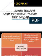 Topik 6 Pengurusan Tingkah Laku Bermasalah DLM Bilik Darjah