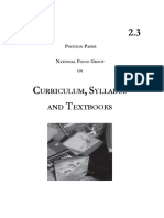 Curriculum Txtbook Focus Papaer PDF