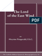 The Lord of The East Wind The Catholic Biblical Qu