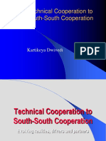 Technical Cooperation To South-South Cooperation