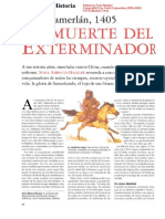 ABBOUD-HAGGAR. Tamerlan, 1405. La Muerte Del Exterminador (Avent. de La Historia, 76, Febrero 2005)