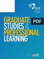 Graduate Professional: Studies& Learning