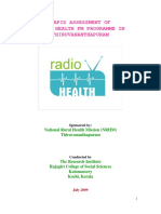 MMS 502 - Radio Health Programmes
