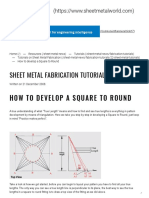 Square To Round Duct