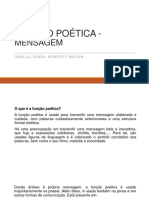 Trabalho Sobre Funçao Poetica