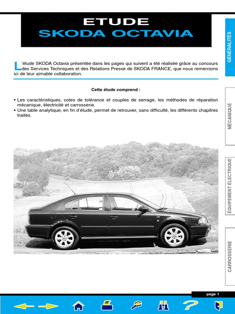 Revue Technique Automobile Skoda Octavia: Séparer le soufflet du levier de  changement de vitesses - Réparer la commande de passage des vitesses