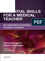 Essential Skills of Medical Teacher