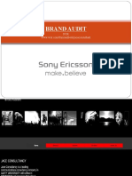Brand Audit For Sony Ericssion