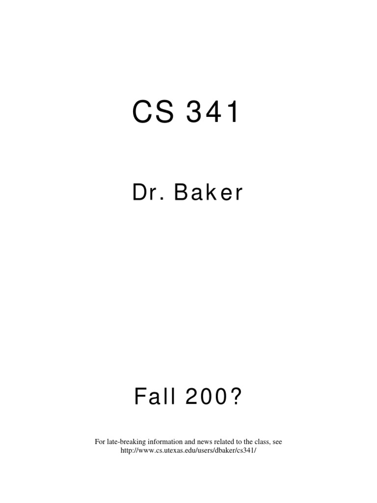 Baker Cs341 Packet String Computer Science Regular Expression
