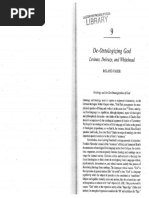 De-Ontologizing God Levinas Deleuze and PDF