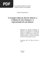 Bezerra_ValeriaCristina_A Recepção Crítica de José de Alencar A
