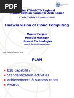 Huawei Vision of Cloud Computing