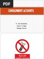 Consignment Accounts