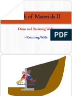 Strength of Materials II - 4C - Dams and Retaining Walls - Retaining Walls