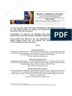 Avaliação Dos Impactos Dos Critérios de Distribuição Do Icms Da Lei Robin Hood No Índice de Desenvolvimento Humano Municipal em Minas Gerais