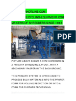 Tire Reciclying Plant