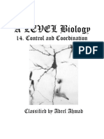 A Level Biology CAIE Topic 14 Control and Coordination