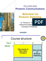 Photonic Communications: Motivation For Photonic Switching