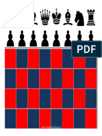 2-Page Chess Board PDF