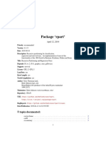 Rpart package R guide