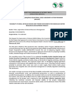 EOI - Feasibility Studies Detailed Design and Tender Document Preparation For Angololo Water Resources Development Project - NELSAP