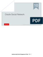 Oracle Social Network: Implementing Oracle Engagement Cloud 10 - 1