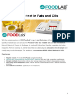 Documenti PeroxideValuetestinFatsandOils