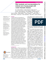 EULAR-PReS Recommendations for Transitional Care of Young People With Juvenile-Onset Rheumatic Diseases