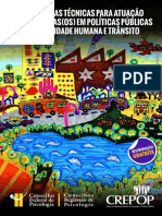 Referências Técnicas Para Atuação de Psicólogas Em Políticas Públicas de Mobilidade Humana e Trânsito 1