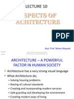 Architecture & Town Planning - Lecture 13 PDF