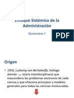 Enfoque Sistémico de La Administración